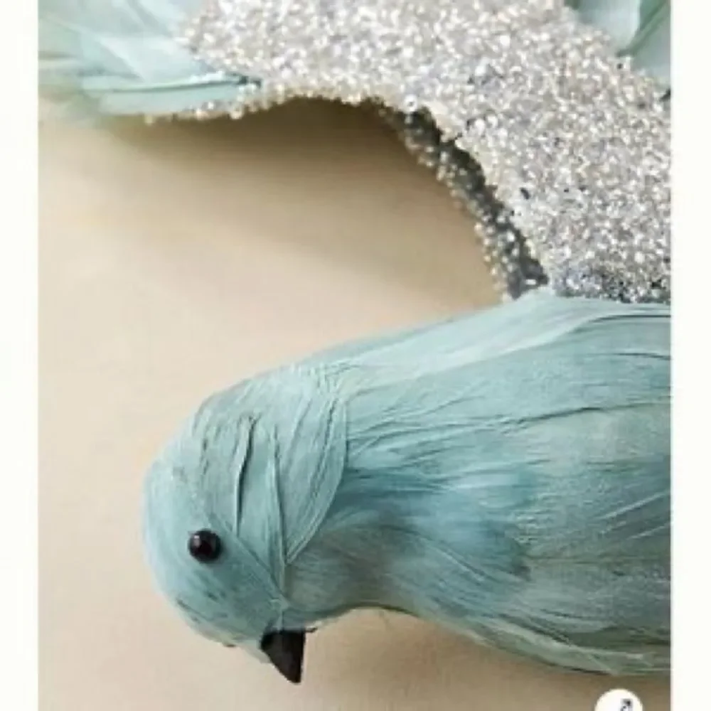Anthropologie Wispy Bird Clip On Christmas Tree Ornament